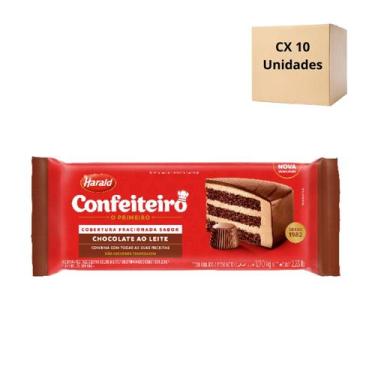 Imagem de Chocolate Barra Harald Ao Leite De Confeiteiro 10 Und X 1 Kg