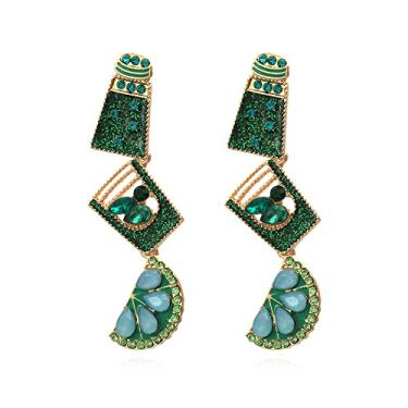 Imagem de Brincos de gota Tequila Shot para mulheres strass cristal garrafa de vinho brincos declaração Margarita verão piscina festa coquetel casamento feriado joias, Strass Cristal, Strass