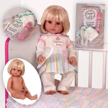 Imagem de Bebê Reborn Menina 100% De Silicone 48 Cm Barata - Cegonha Reborn Doll