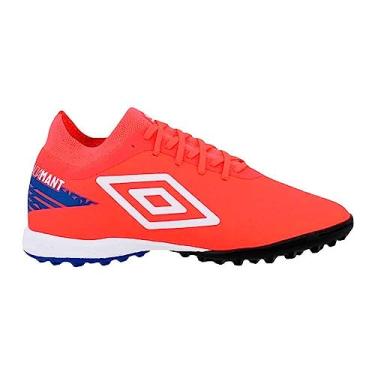 Imagem de Chuteira Society Umbro Adamant Premier Coral, Cor: Coral, Tamanho: 41