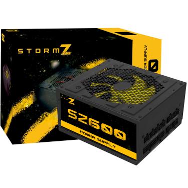 Imagem de Fonte ATX 600W Storm-Z, Bivolt Automático, Full Modular - SZ600