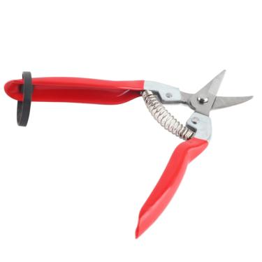 Imagem de Tesoura reta para poda, árvore de frutas, bonsai, florista, cortador multitarefas, ferramenta para arranjos de flores, plantas de corte e colheita de ervas, frutas ou vegetais (curvado)