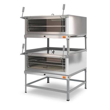 Imagem de Forno Refratário a Gás Duplo 90 cm FLD900 Tostando