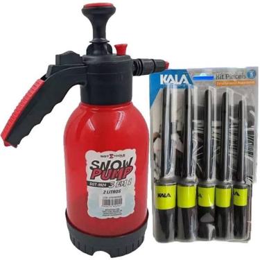 Imagem de Kit Pulverizador Snow Foam Sigma + Pincel Detalhamento Kala