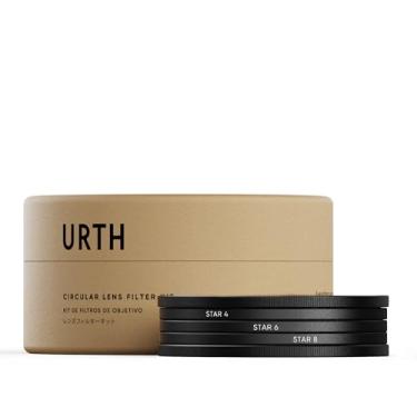 Imagem de Urth Kit de filtro de lente estrela de 62 mm — efeitos Starburst de 4, 6, 8 pontos, filtros de lente de câmera nano-revestidos multicamadas para fotografia cinematográfica aprimorada