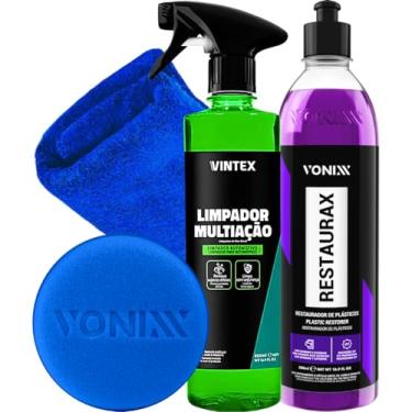 Imagem de Limpador Multiação Revitalizador De Plasticos Externos Restaurax 500ml Vonixx