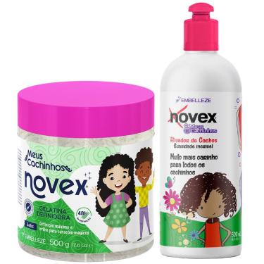 Imagem de Kit Novex Meus Cachinhos Ativador de Cachos + Gelatina