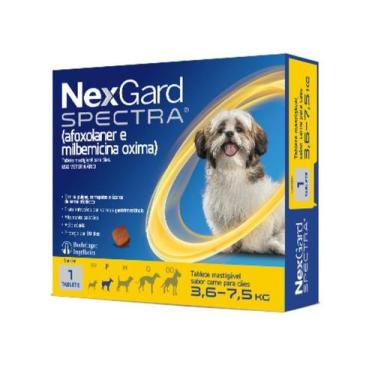 Imagem de NexGard Spectra Mastigável 3,6 a 7,5kg 1unid