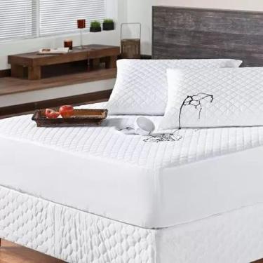Imagem de Protetor De Colchão Impermeável Matelado Queen Branco 01 Peça - Tuca C