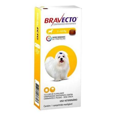Imagem de Bravecto 112.5 mga 2 ate 4.5 kg - MSD