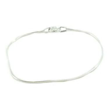Imagem de Pulseira 15cm Prata Legitima 925 Fina Rabo De Rato - Lojas La&Ny, Prat
