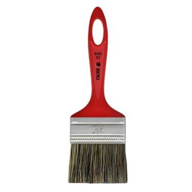Imagem de Pincel Trincha Simples Cerda Gris Ref 500 Tam 2 1/2" Tigre, Pincel Tri