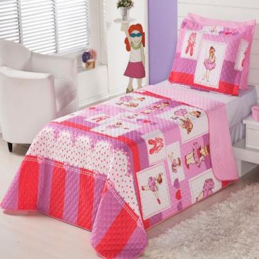 Imagem de Cobre Leito Solteiro Colcha Infantil Jogo de Cama Cobreleito Menino Me