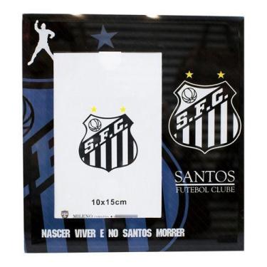 Imagem de Porta Retrato 1 Foto 15x10cm Vidro - Santos - Mileno