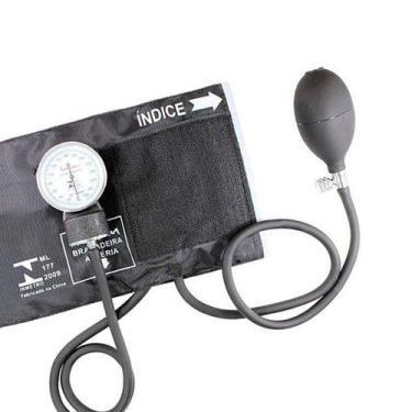 Imagem de Esfigmomanômetro Aneróide Accumed-Glicomed Aneroide Premium Cor Grafit