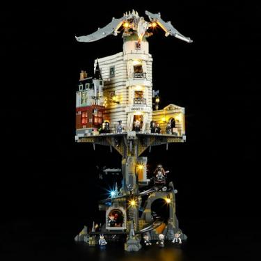 Imagem de YEABRICKS - Luz LED para Lego-76417 Harry Potter Gringotts Wizarding Bank-Collectors'Edition - Modelo de blocos de construção (conjunto Lego não incluído)