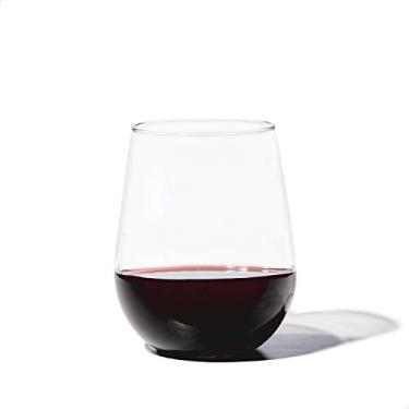 Imagem de TOSSWARE RESERVE 473 ml vinho sem haste conjunto de 8, qualidade premium, seguro para lava-louças Tritan e resistente ao calor copos de plástico inquebrável