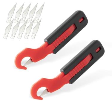 Imagem de Gomake Faca de proteção de vinil, cortador de escurecimento de janela, ferramenta de corte de segurança automotiva de precisão para embrulho de carro, pintura de janela, decalques, placas, filme de