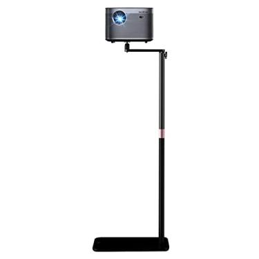 Imagem de HIBORI Suporte para projetor, altura ajustável, 40,6 cm a 122,7 cm, suporte universal para projetor, rotação de 360 graus, compatível com XGIMI, VANKYO, Jinhoo, AuKing
