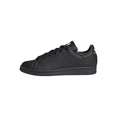 Imagem de adidas Originals Stan Smith (End Plastic Waste) Sneaker, Black/Black/White, 5 US Unisex Big Kid