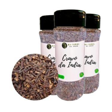 Imagem de  Cravo da Índia em Pó 100% Natural Sabor Autentico Kit 3 Pote com Dosa