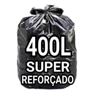 Imagem de Sacos De Lixo 400 Litros  Super Reforçado 10 Un Fabricante - HIGIPACK
