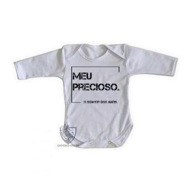 Imagem de body nenê criança roupa bebê manga longa Meu precioso - Empório Dutra,