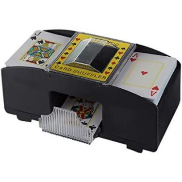 Imagem de Embaralhador Automático Misturador de Cartas Baralho 2 Decks - AG8434 