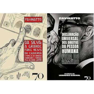Imagem de KIT 2 LIVROS Tiago Pavinatto Da Silva: a grande fake news da esquerda 