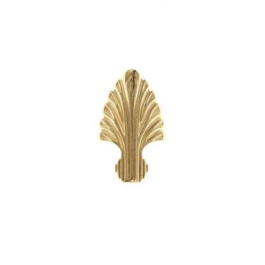 Imagem de Kit 4 Pezinho Ramo Pequeno Metal Decoração Caixas Mdf Bandejas - Metal