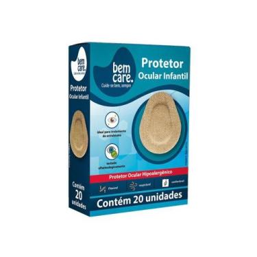 Imagem de Protetor Ocular Infantil Bem Care com 20 Unidades - EXCLUSIVA