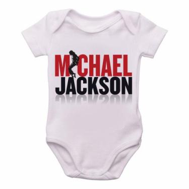 Imagem de body nenê criança roupa bebê Michael Jackson rei pop - Empório Dutra, 