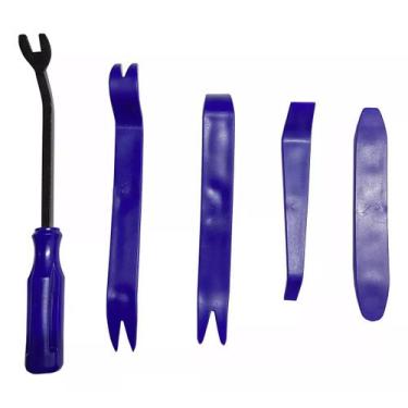 Imagem de Kit 5 Espátulas De Nylon Para Desmontagem De Painel E Portas - JP2