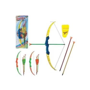 Imagem de Arco e Flecha Brinquedo Infantil tiro ao Alvo Criança - Art Brink