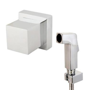 Imagem de Kit Ducha Jacuí e Acabamento de Registro Pingoo.casa - Prata