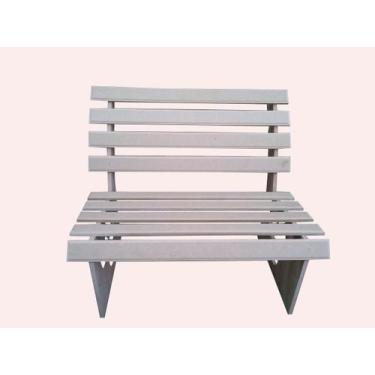 Imagem de Banco da Praça Flor para Festa Madeira Mdf Madeira - ATACADÃO DO ARTES