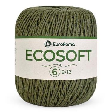Imagem de Barbante Ecosoft EuroRoma nº06 422g, 805 VERDE MILITAR
