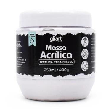 Imagem de Massa Acrílica Textura Para Relevo Gliart - 400g