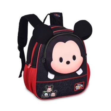 Imagem de Mochila de Costas Mickey Tsum Tsum Disney Infantil Escolar/Creche Pass