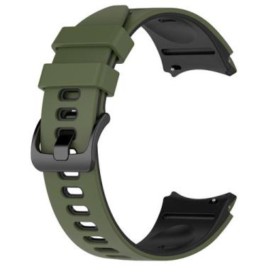 Imagem de Pulseira Silicone para Galaxy Watch 4 Watch 5 Watch 6 - Poolsy, Verde 