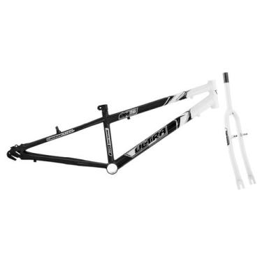 Imagem de Quadro Aro 26 Ultra Bikes em Aço Carbono Bicolor com Garfo Rebaixado, 