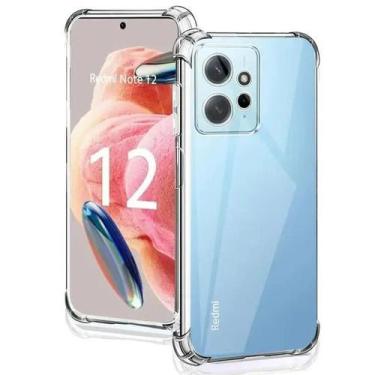 Imagem de Capa Case Capinha Anti Impacto Para Xiaomi Redmi Note 12 4G Transparen