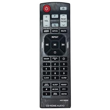 Imagem de PERFASCIN Controle remoto de substituição AKB74955362 adequado para LG Mini Hi-Fi System CK56 (CK56, CKS57F)
