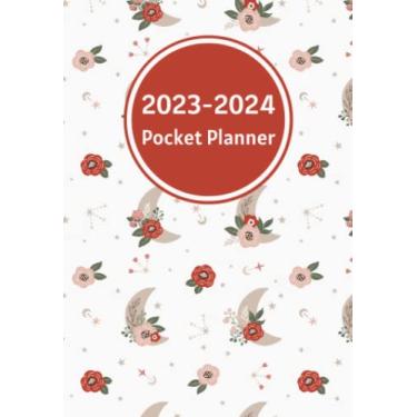 Imagem de 2023-2024 Pocket Planner: Unique & Useful Year Pocket Calendar 2023-2024 Monthly Planner (January 2023 To December 2024) - Cute 24 Months Yearly Pocket ... Organizer - Small Size 4.5 x 6.5