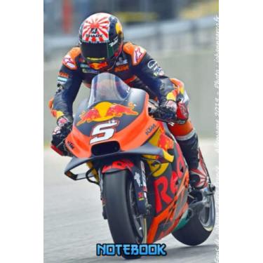 Imagem de Notebook : Johann Zarco Writing Notebook Gift For Men Women Teens 100 College Ruled Pages Thankgiving Notebook #766