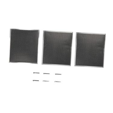 Imagem de ＫＬＫＣＭＳ 3Pcs Filtros de Gordura para Exaustor, Filtros de Fogão com 6 Ganchos, Filtros de Óleo de Cozinha de Substituição
