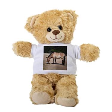 Imagem de Horse Przewalskii in Prague Zoo Teddy Bear, Gift Stuffed Animal, Plush Teddy Bear with Tee, Welcoming Baby Gift, Gift for Her, Gift for Newborn, Cute Birthday Basket