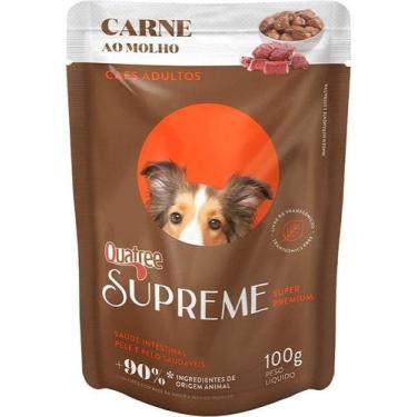 Imagem de Ração Úmida Quatree Supreme de Carne Para Cães Adultos 100g - GRANVITA