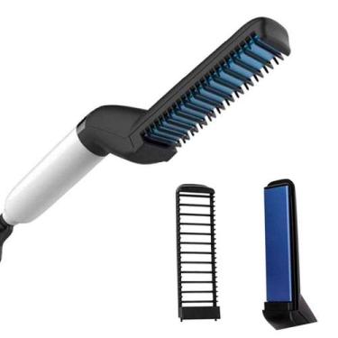 Imagem de Pente Eletrico Chapinha Pratico Modela Cabelo Curto - MODELADOR