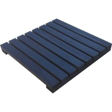 Imagem de Deck De Madeira Modular 40x40 cm Neonx Com Pintura, Osmocolor Black